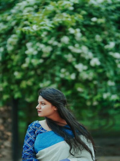 Printed Chiffon Saree